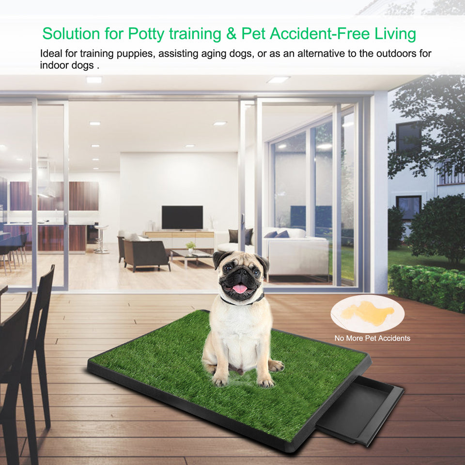 1Pc Dog Potty Training Artificial Grass Pad Pet Cat Toilet Trainer Mat Puppy