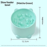Solid Color Minimalism Slow-feeding Anti-choking Pet Bowl