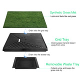 1Pc Dog Potty Training Artificial Grass Pad Pet Cat Toilet Trainer Mat Puppy