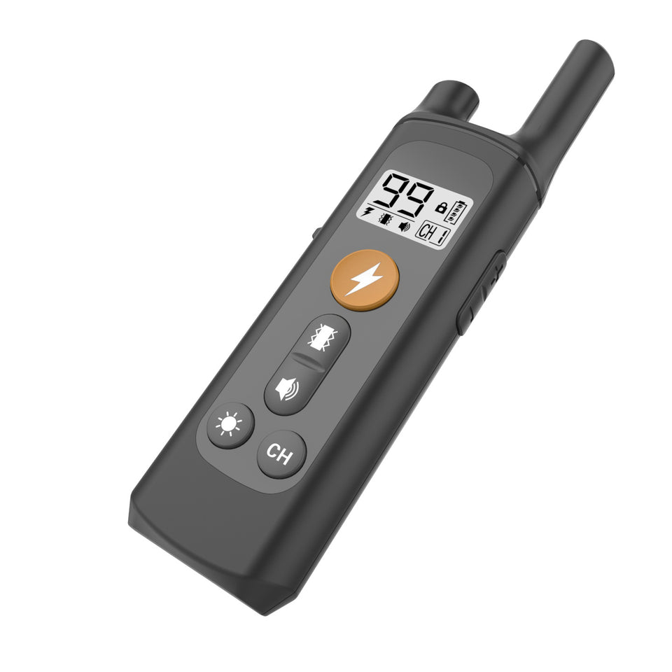 New Remote Control Dog Training Bark Stop Electric Shock Collar Rechargeable Waterproof Pet Training Tools
