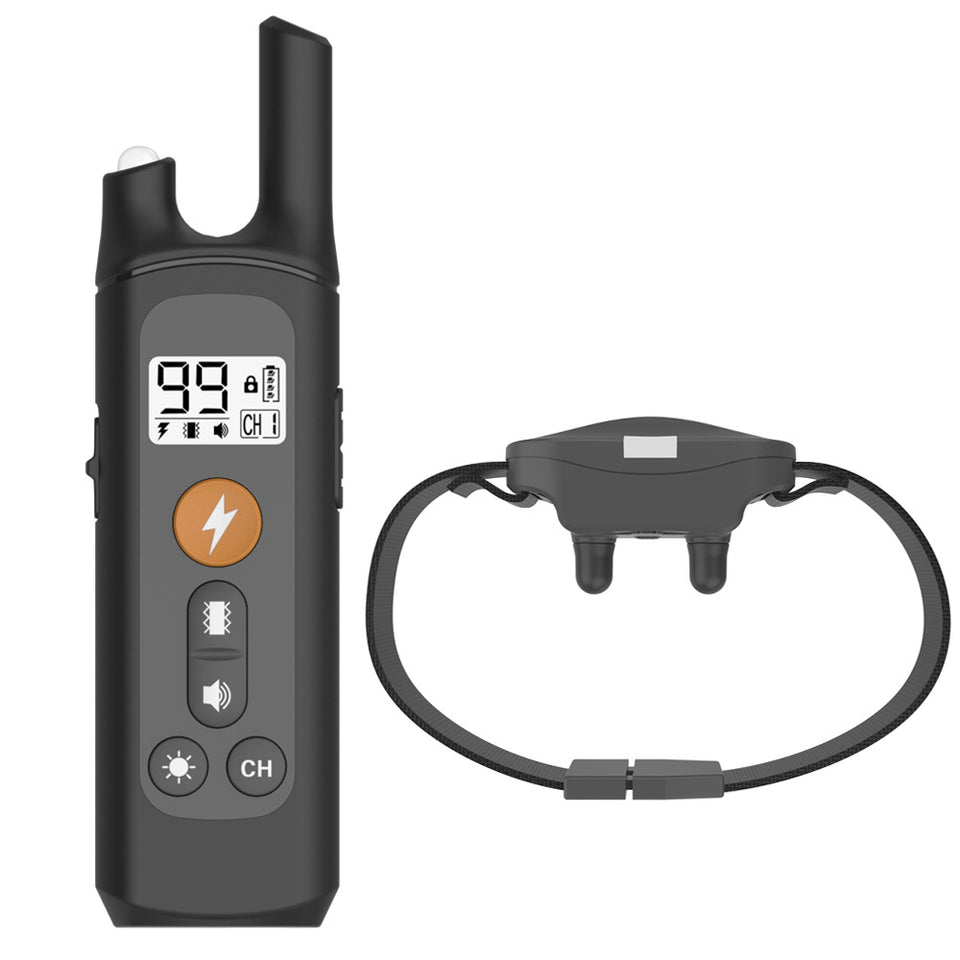 New Remote Control Dog Training Bark Stop Electric Shock Collar Rechargeable Waterproof Pet Training Tools